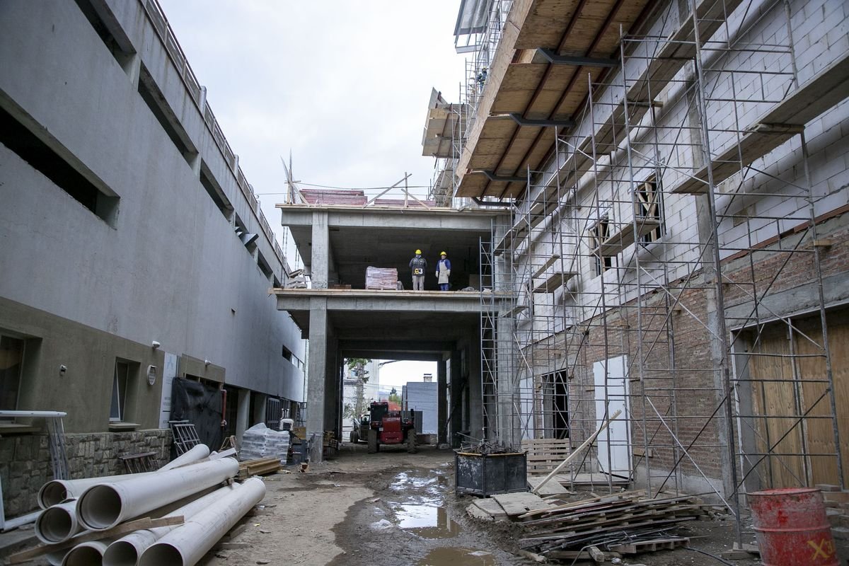 Obras en el hospital Ram&oacute;n Carrillo de Bariloche.