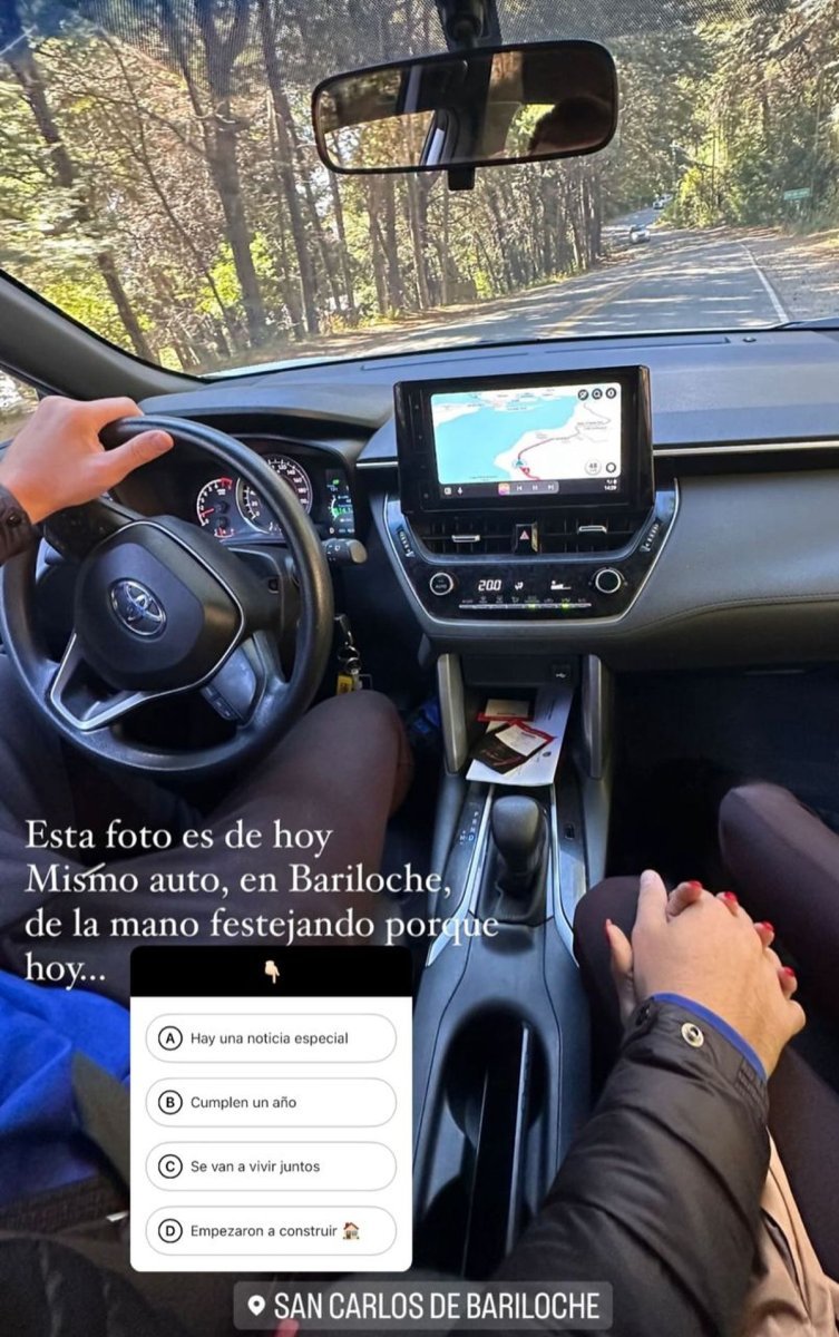 Emily Lucius celebra en Bariloche el primer aniversario de amor junto a su novio