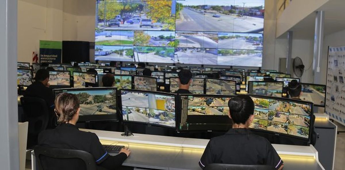 As&iacute; qued&oacute; el centro de monitoreo de Neuqu&eacute;n capital.