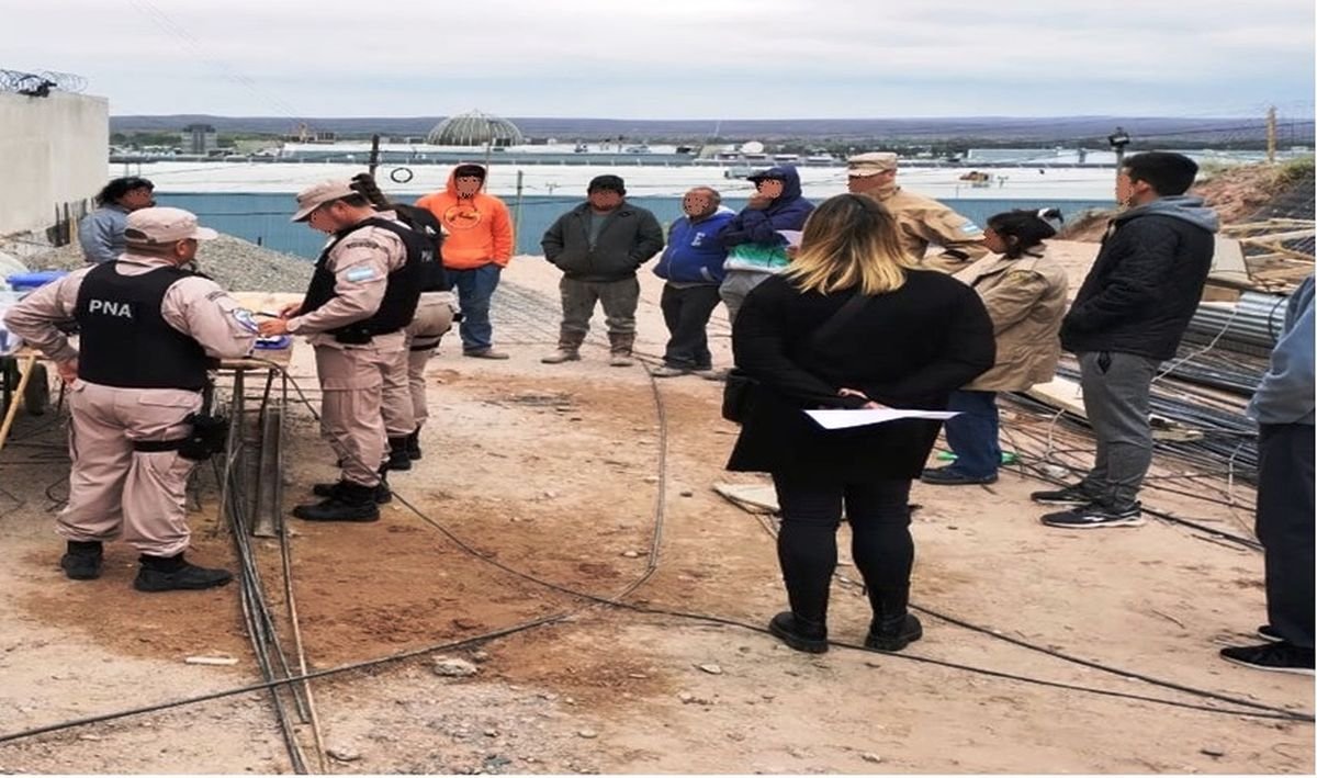 El operativo realizado por Prefectura en Neuqu&eacute;n.