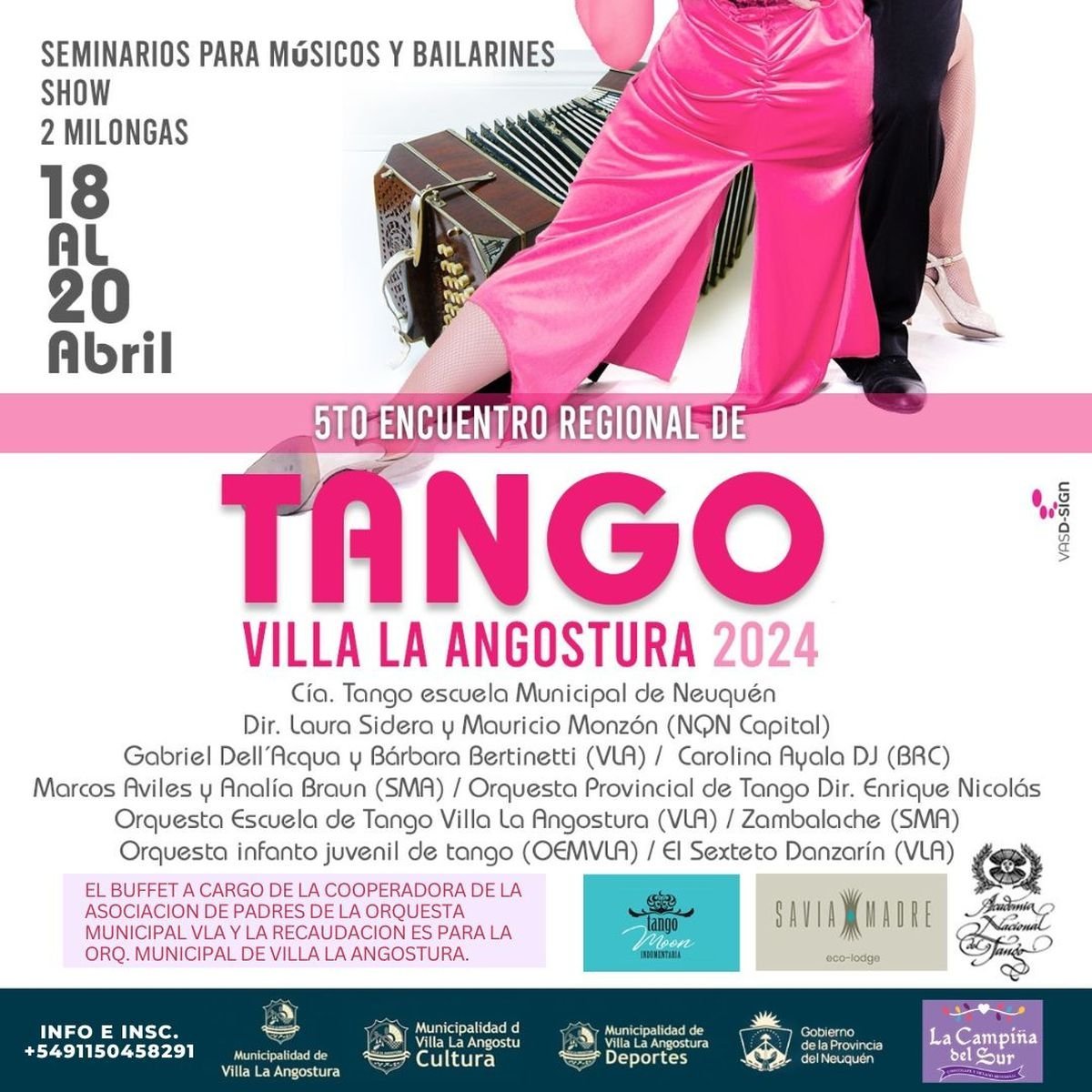 5&deg; Encuentro Regional de Tango en Villa La Angostura
