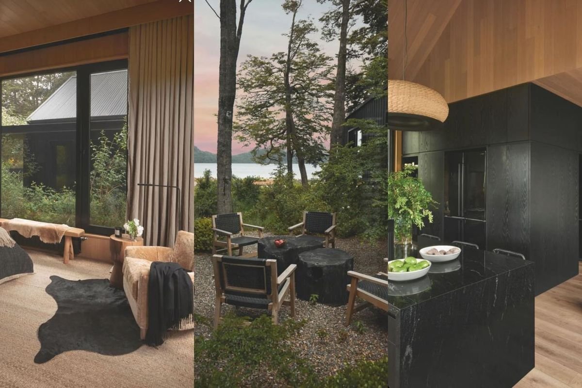 As&iacute; es la so&ntilde;ada casa de Juliana Awada en Villa La Angostura
