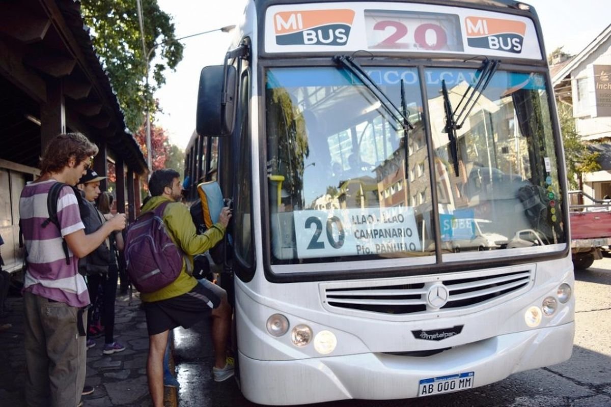 Extendieron el plazo para inscribirse en la tarifa del Transporte Urbano de Pasajeros en Bariloche.