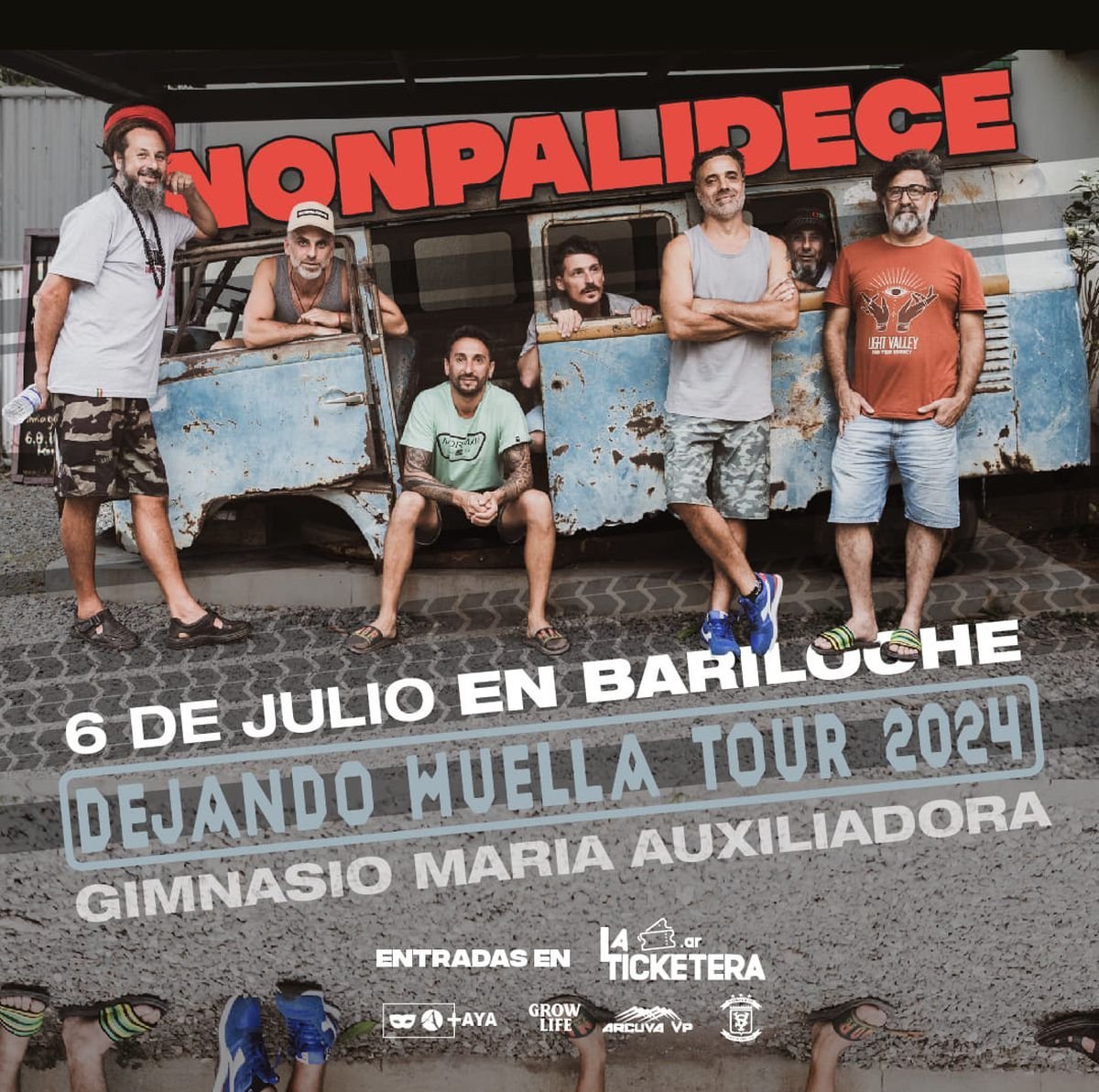 Nonpalidece arriba a Bariloche con un gran show