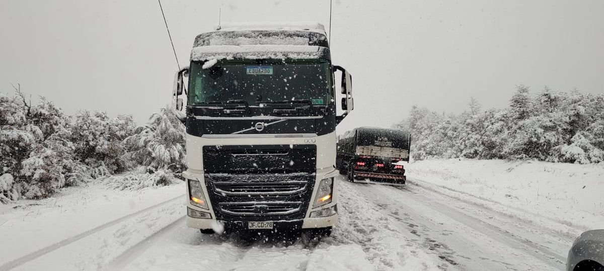 Uso obligatorio de cadenas en zona altas de la Ruta 40 y circunvalaci&oacute;n de Bariloche
