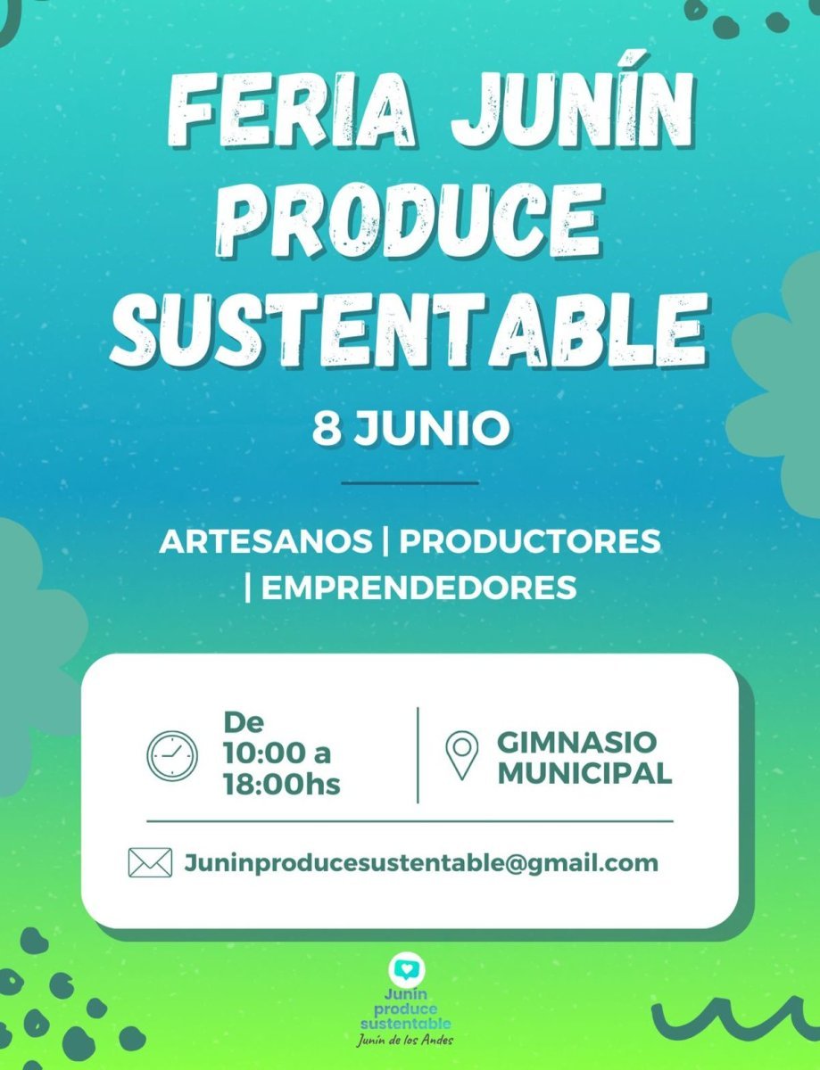 Feria Jun&iacute;n de los Andes Produce Sustentable: emprendimientos, gastronom&iacute;a y cultura