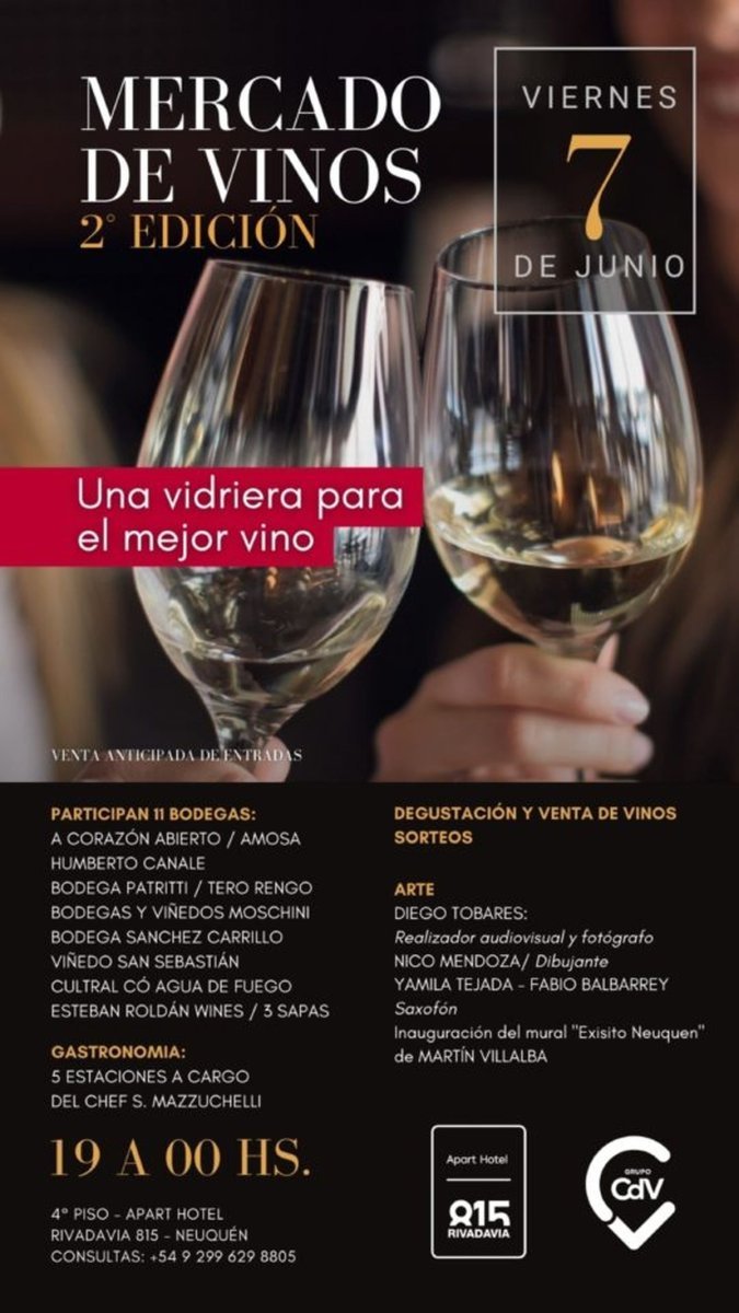 2&ordm; Edici&oacute;n del Mercado de Vinos en Neuqu&eacute;n capital