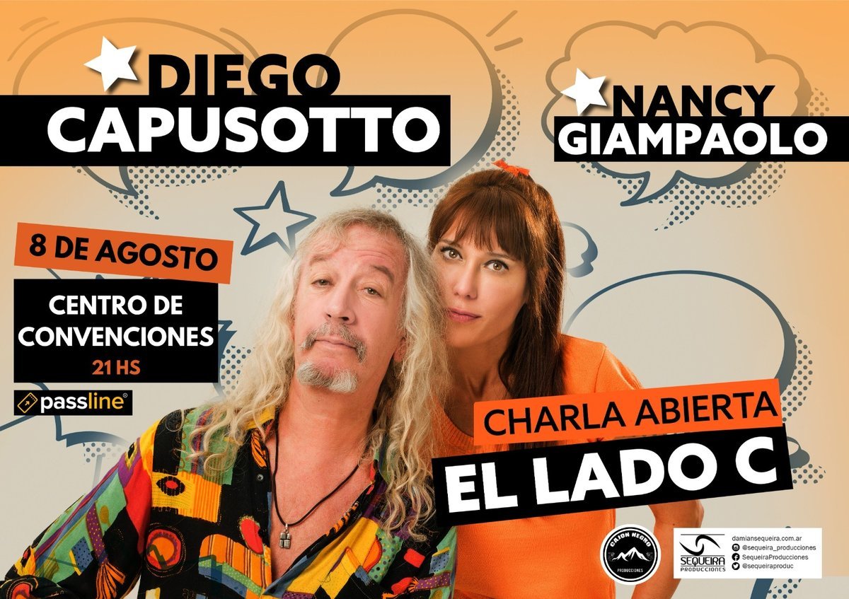 Peter Capusotto se presenta en Villa La Angostura: entradas a la venta