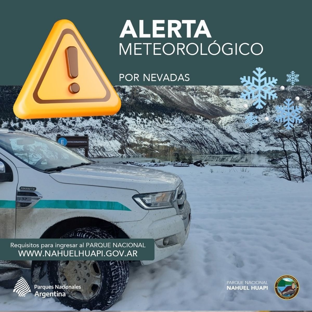 Alerta meteorol&oacute;gico en la regi&oacute;n por nevadas para jueves y viernes