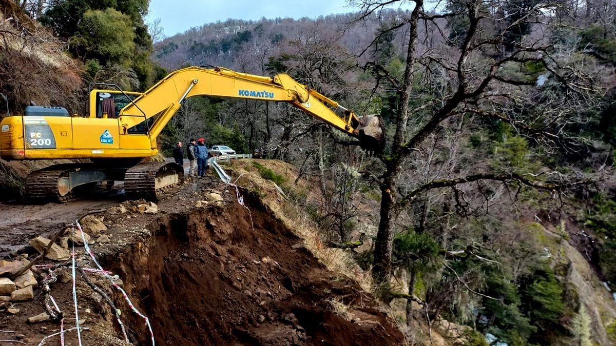 San Mart&iacute;n de los Andes: comenzaron los trabajos de reparaci&oacute;n en el acceso a Quila Quina