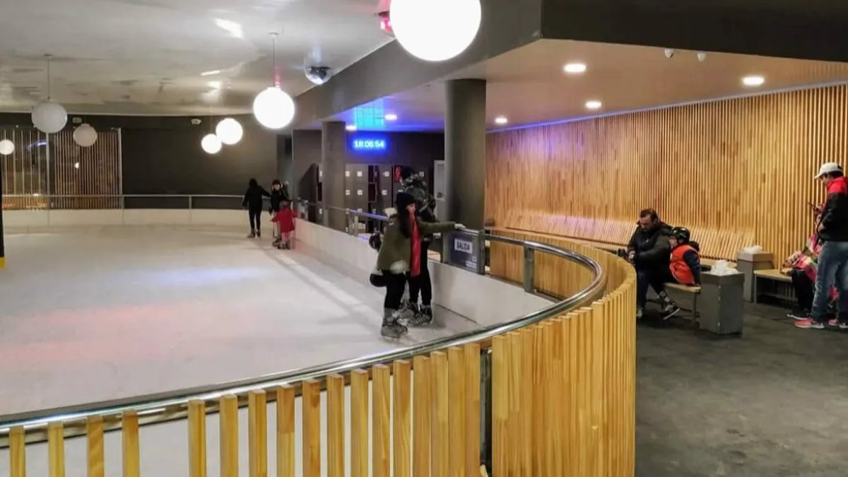 Bariloche: pista de patinaje para disfrutar en plena ciudad