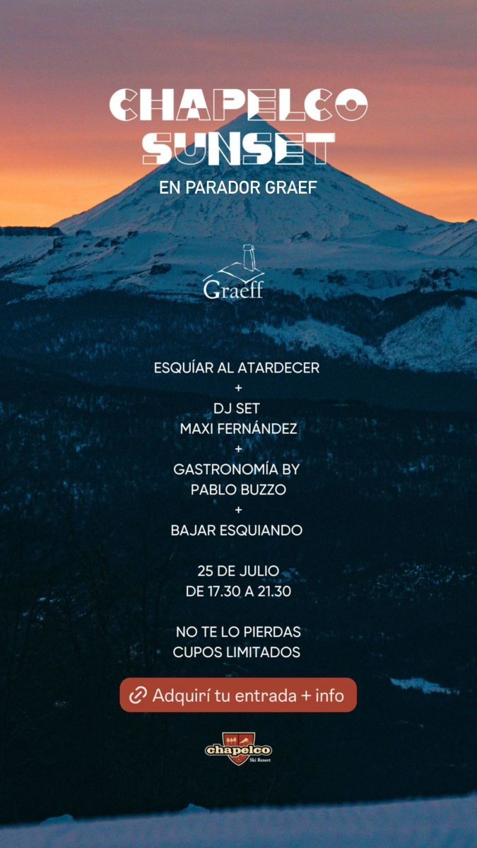Sunset Chapelco 2024