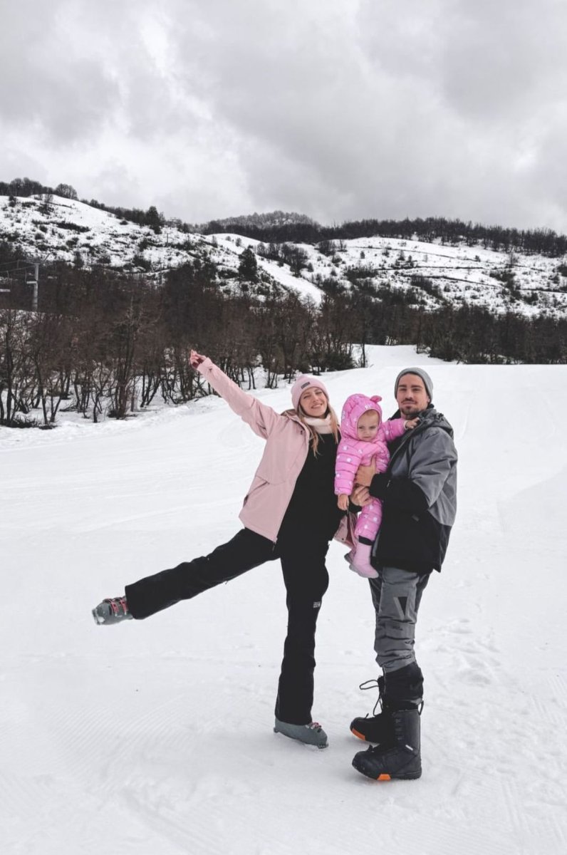 Cande Ruggeri de vacaciones en Villa La Angostura