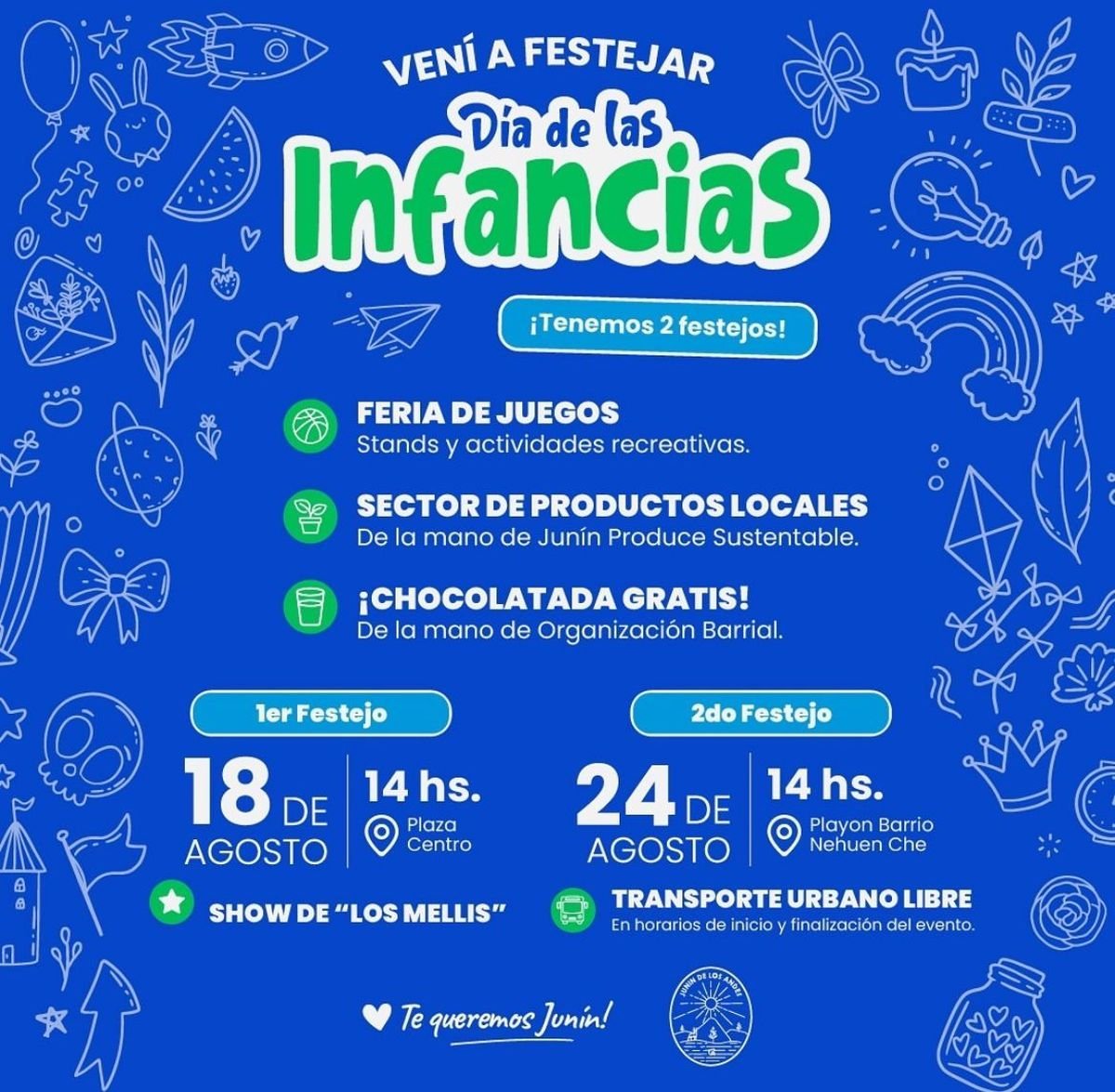 D&iacute;a de las infancias en Jun&iacute;n de los Andes