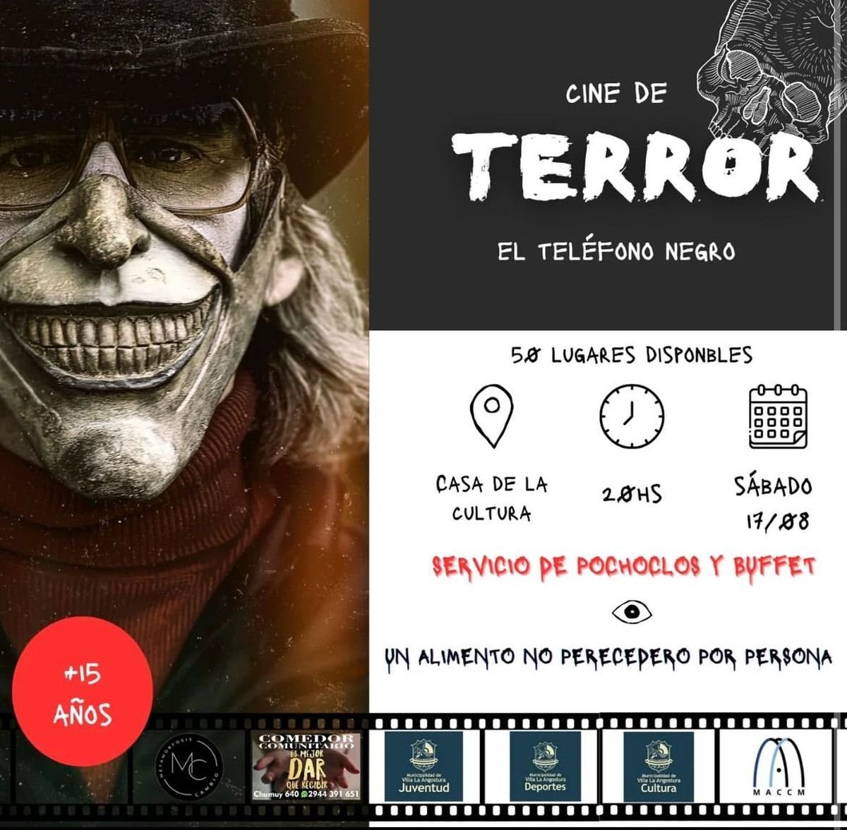 Villa La Angostura: llega el cine de terror a la localidad
