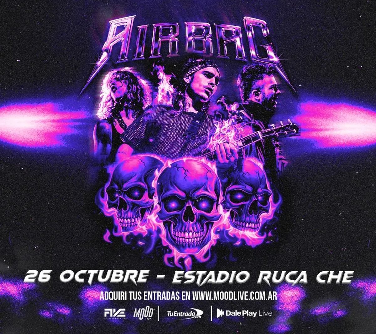 Airbag llega con su show a Neuqu&eacute;n
