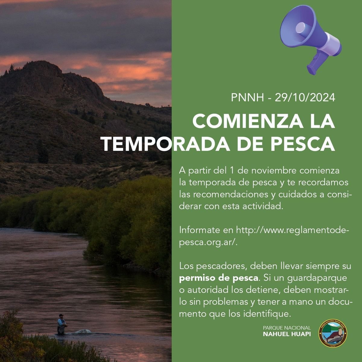 Temporada de pesca: toda la informaci&oacute;n del Parque Nacional Nahuel Huapi
