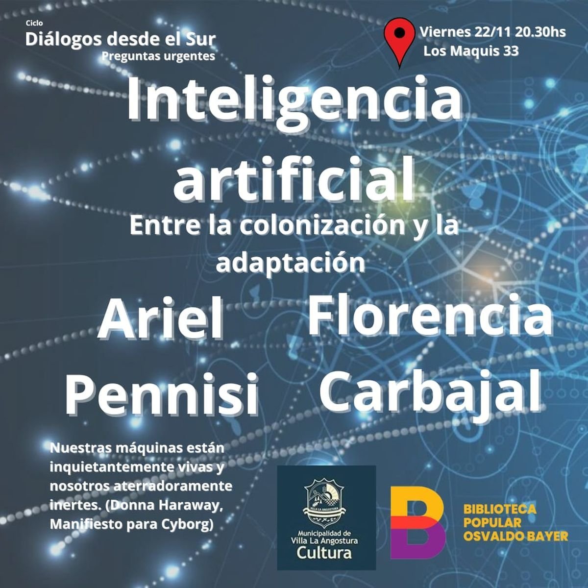 Conversatorio sobre Inteligencia Artificial en Villa La Angostura