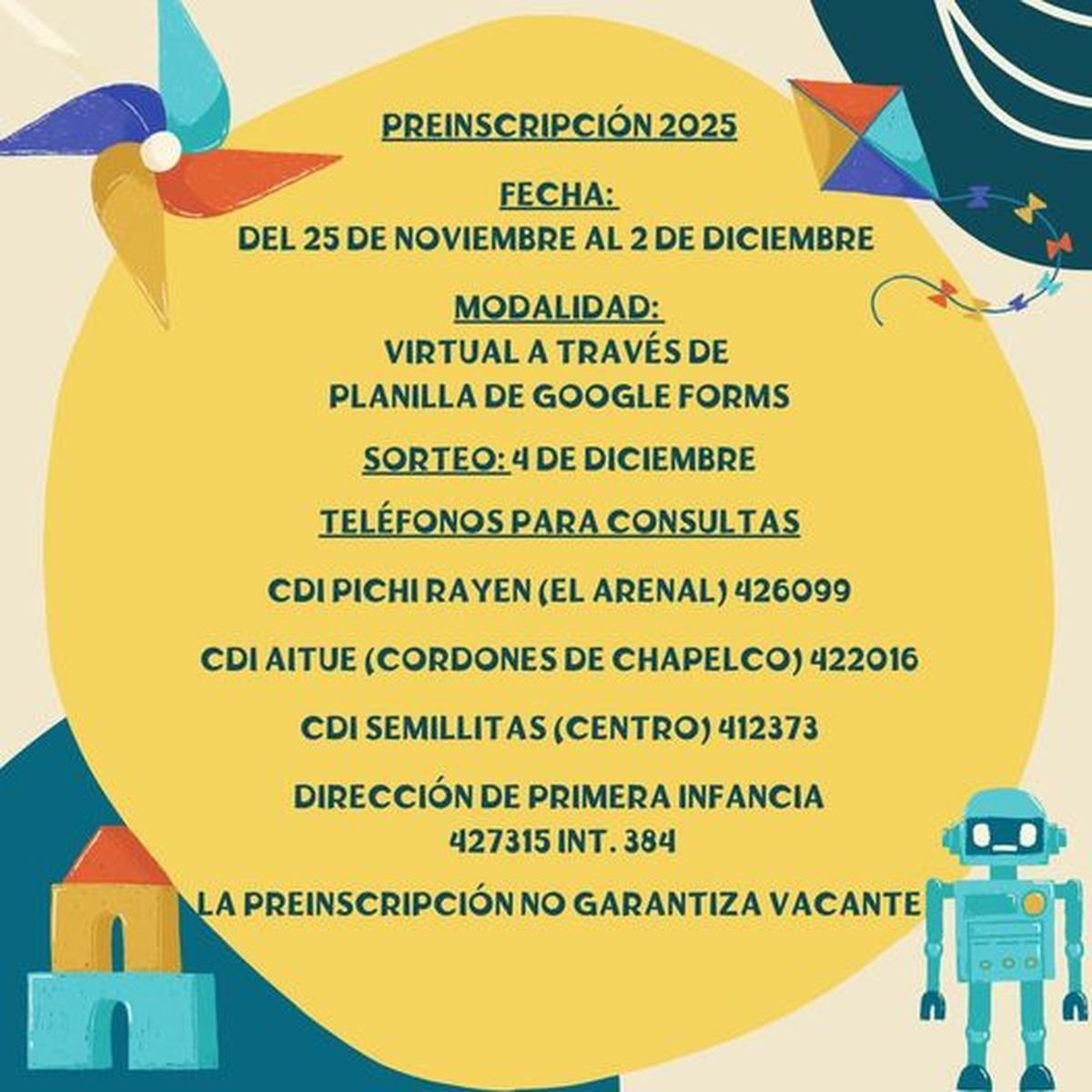 San Mart&iacute;n de los Andes: todo sobre la preinscripci&oacute;n 2025 para los Centros de Desarrollo Infantil (CDI)