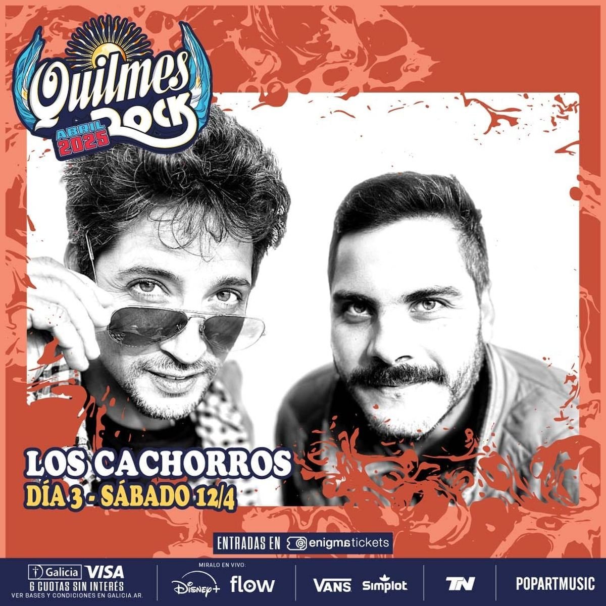 "Los Cachorros": de los escenarios de Villa La Angostura al Quilmes Rock 2025