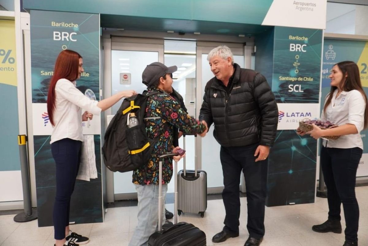 Arrib&oacute; el primer vuelo Bariloche-Santiago de LATAM