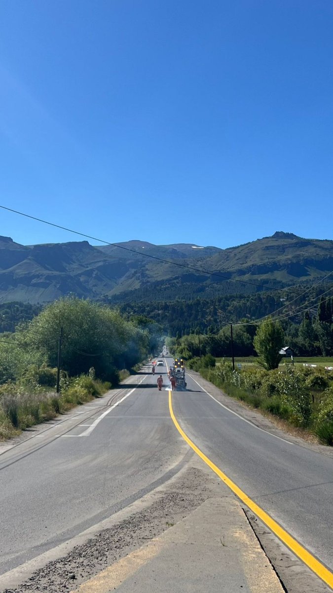 San Mart&iacute;n de los Andes: trabajos de demarcaci&oacute;n en avendas, callejones y accesos