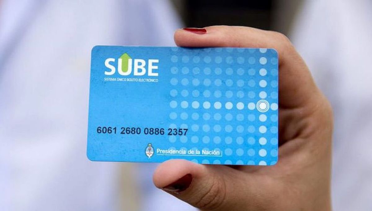 Tarjeta SUBE.