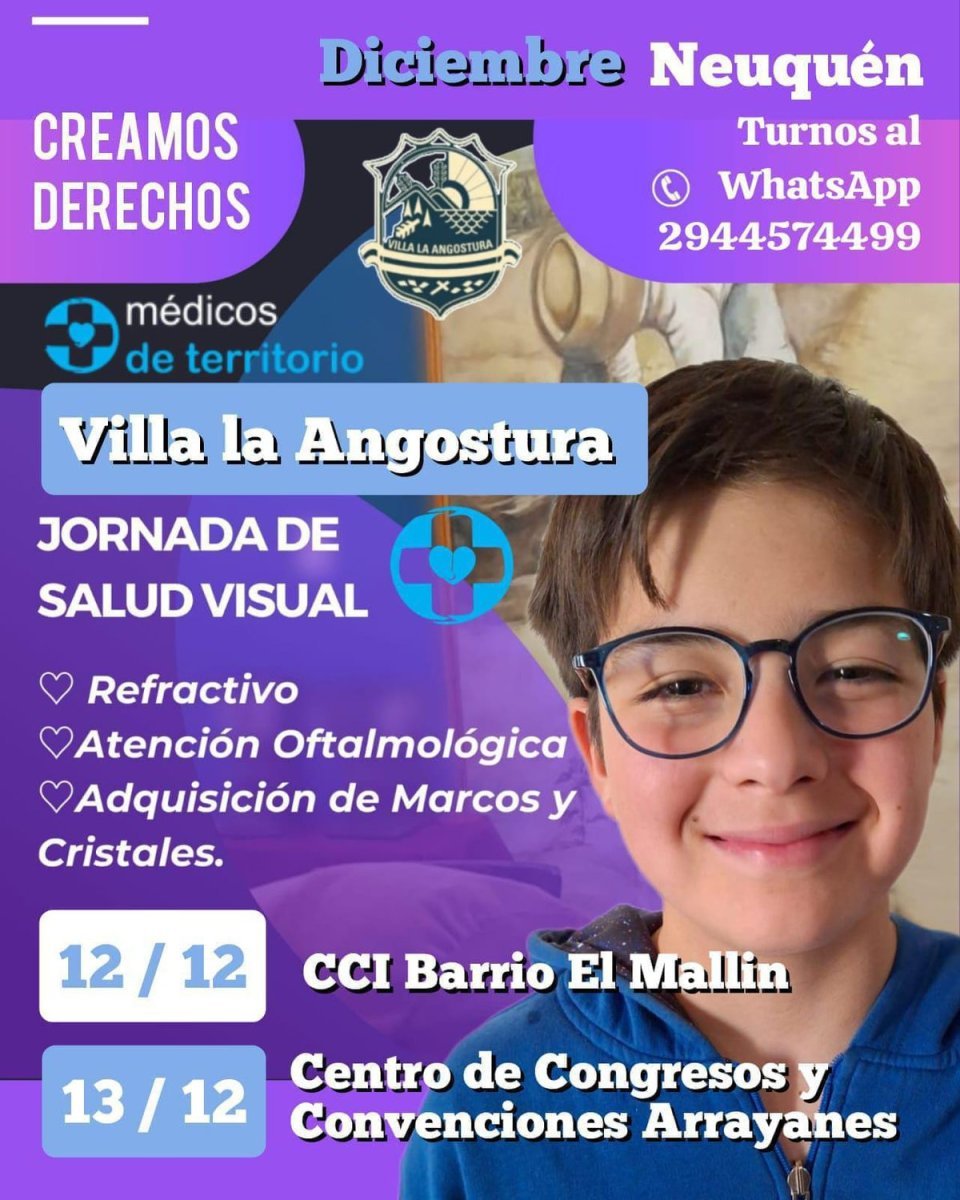 Jornada gratuita de Salud Visual en Villa La Angostura