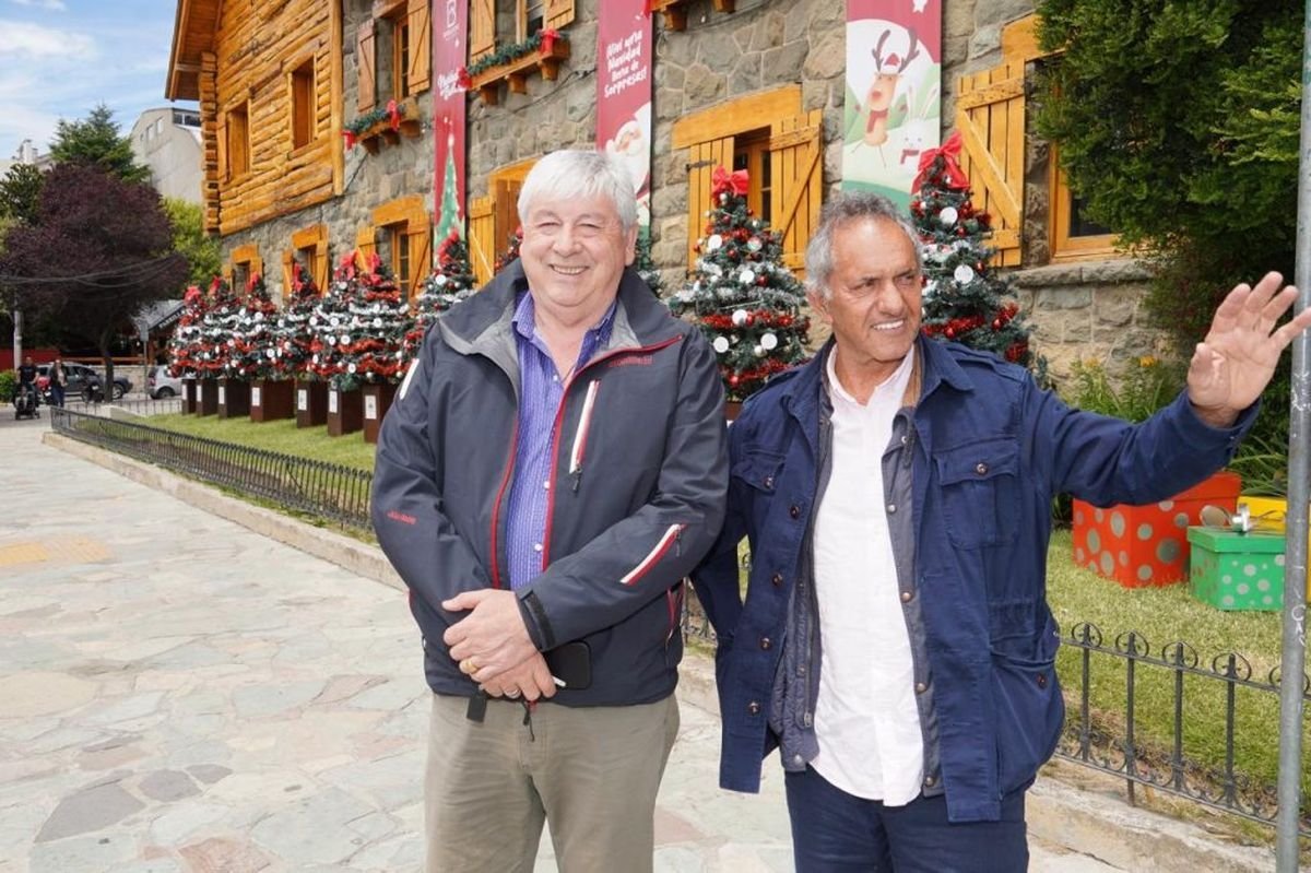 Daniel Scioli arrib&oacute; a la ciudad de San Carlos de Bariloche
