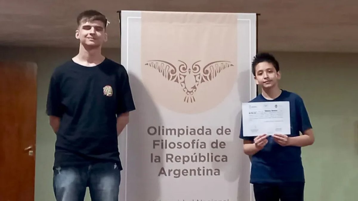 Un ciudadano de Neuqu&eacute;n obtuvo el 1&ordm; lugar en Olimp&iacute;adas nacionales de Filosof&iacute;a
