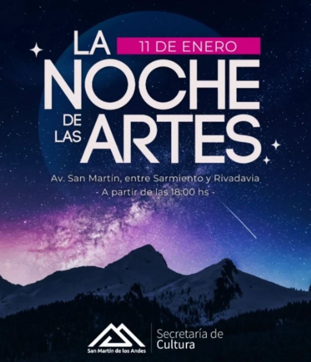 San Mart&iacute;n de los Andes: llega la Noche de las Artes a la ciudad &nbsp;