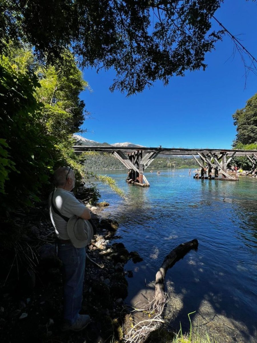 Villa La Angostura: avances en el proyecto de reconstrucci&oacute;n del Puente Correntoso