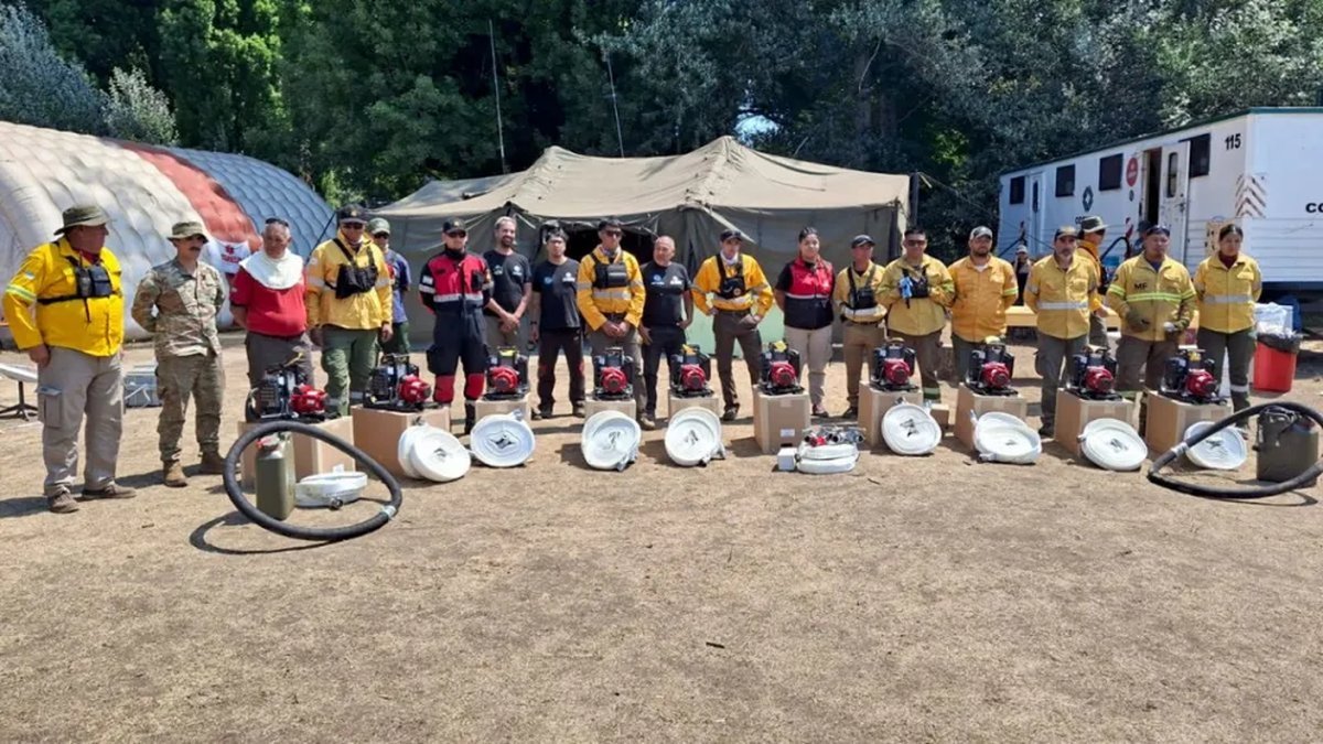 Neuqu&eacute;n: incorporaron bombas de &uacute;ltima generaci&oacute;n para combatir los incendios