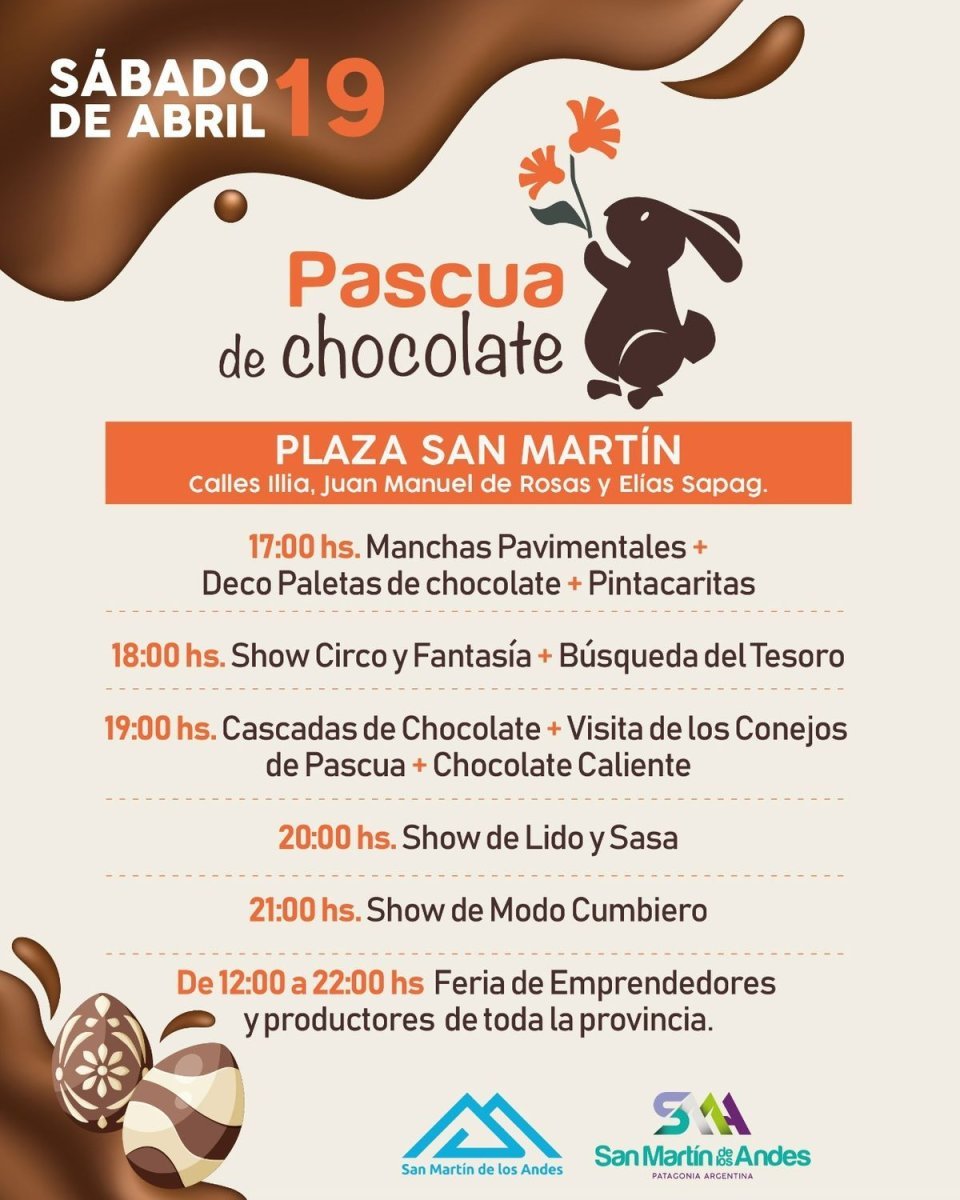 San Mart&iacute;n de los Andes: llega una nueva edici&oacute;n de la Pascua de Chocolate