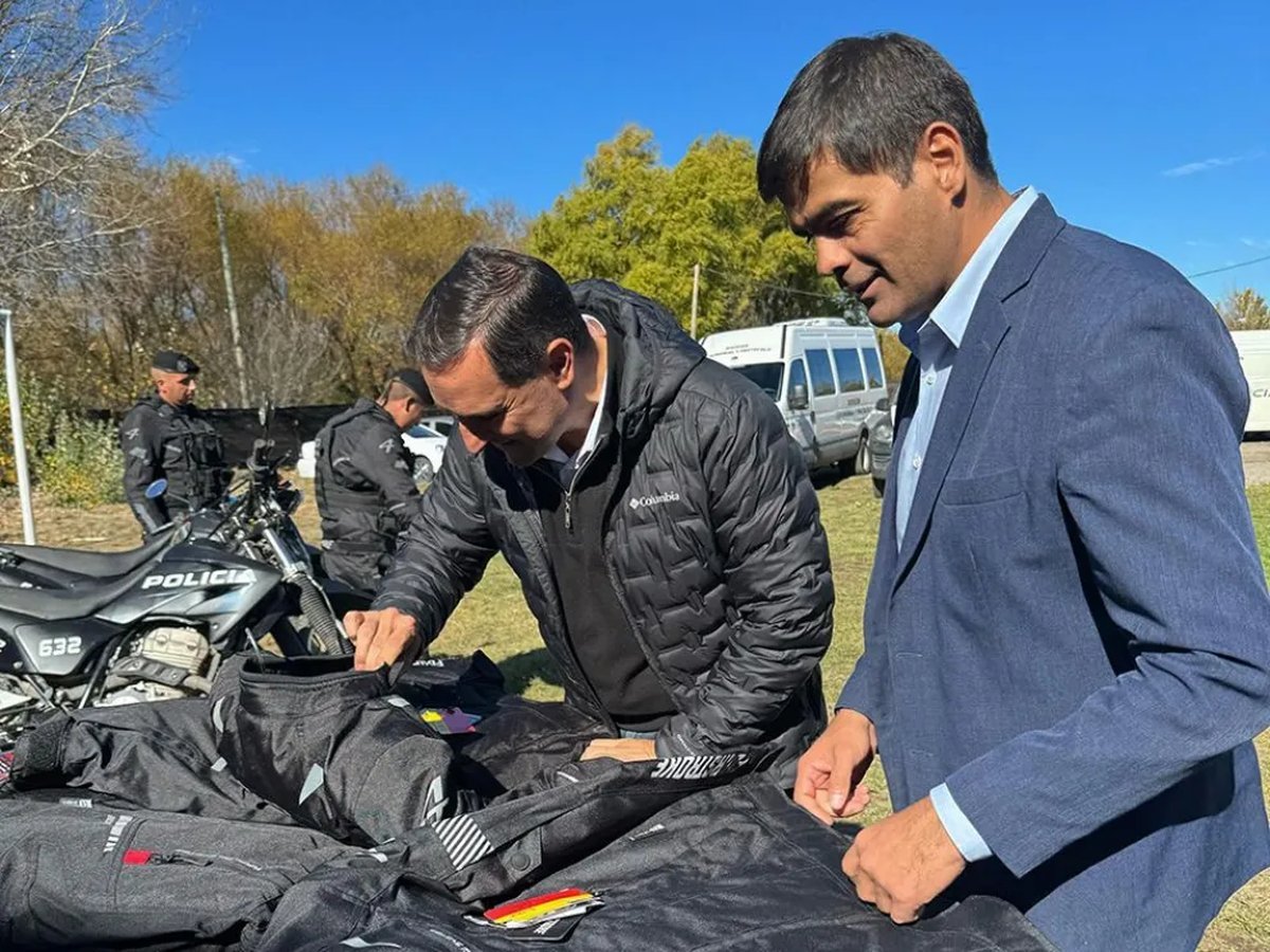 En Jun&iacute;n de los Andes, entregaron equipamiento al Grupo GEOP