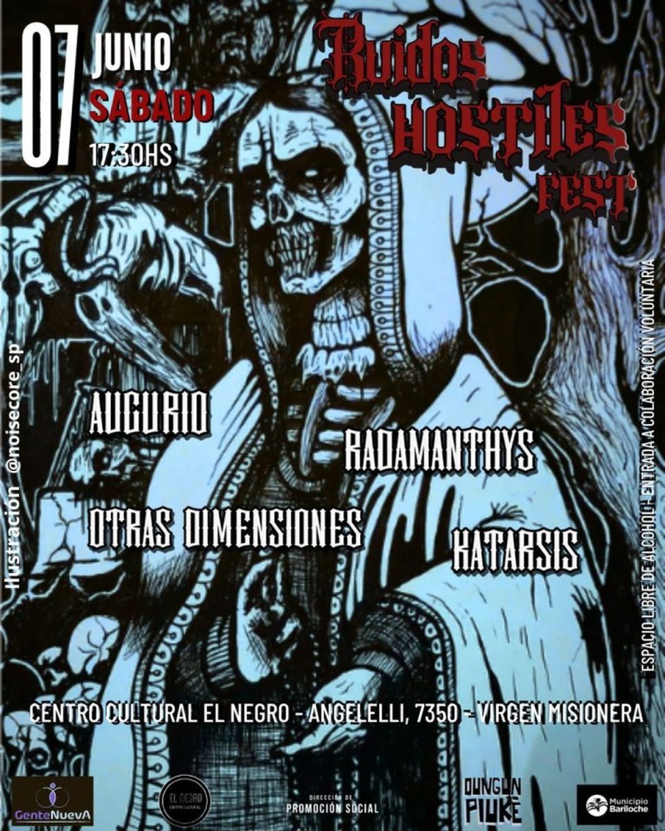 Ruidos Hostiles Fest: la escena metalera se enciende en Bariloche