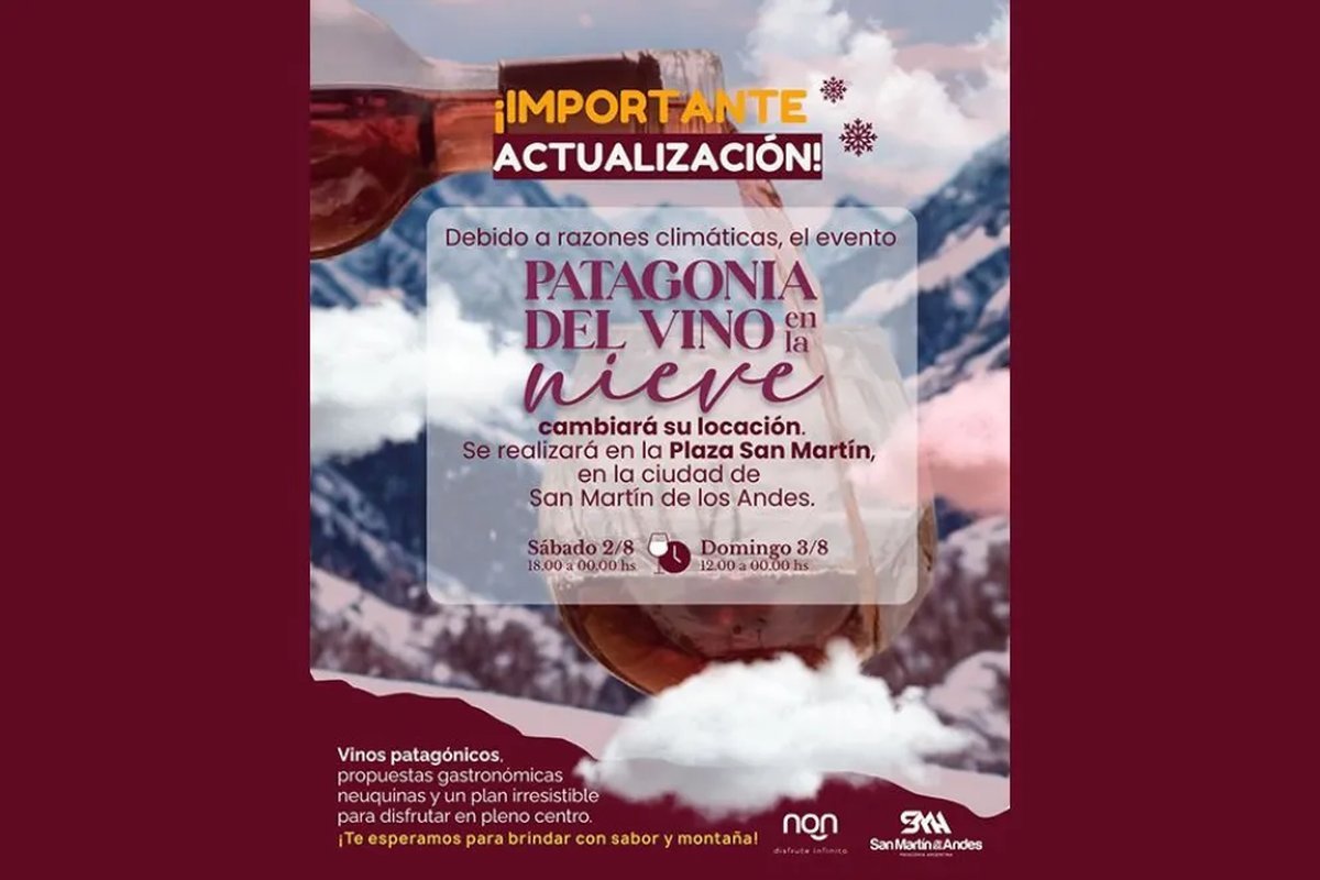 Llega "Patagonia del Vino en la Nieve" a San Mart&iacute;n de los Andes