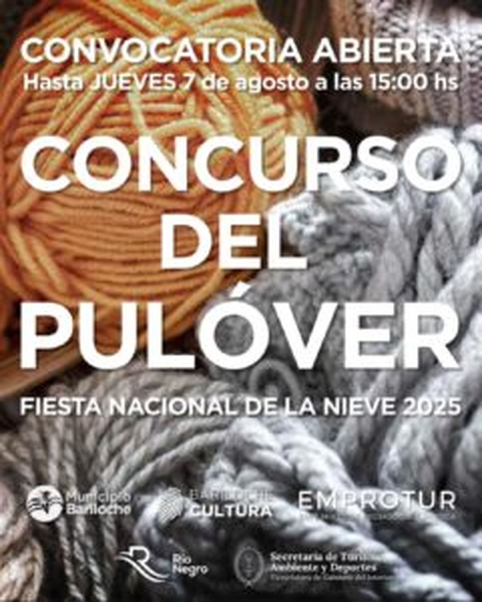 C&oacute;mo participar del concurso del pul&oacute;ver 2025 en Bariloche